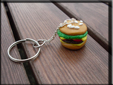 porte clef hamburger